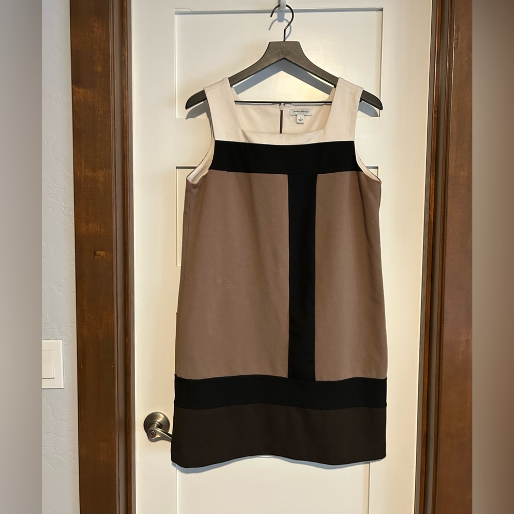 Banana Republic Color Block Sleeveless Dress Size 12